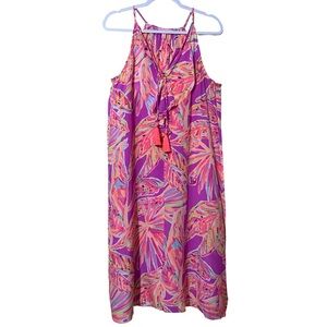Lilly Pulitzer Lachelle 100% Silk Midi Dress — Amethyst Sunseekers